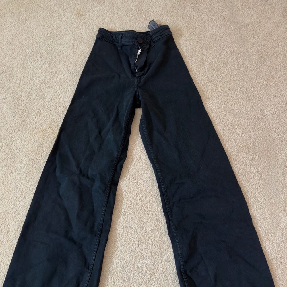 Zara High Rise Women Jeans - Black